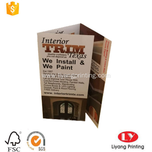 Low Price Folded Flyer Leaflet Printing For Restaurants